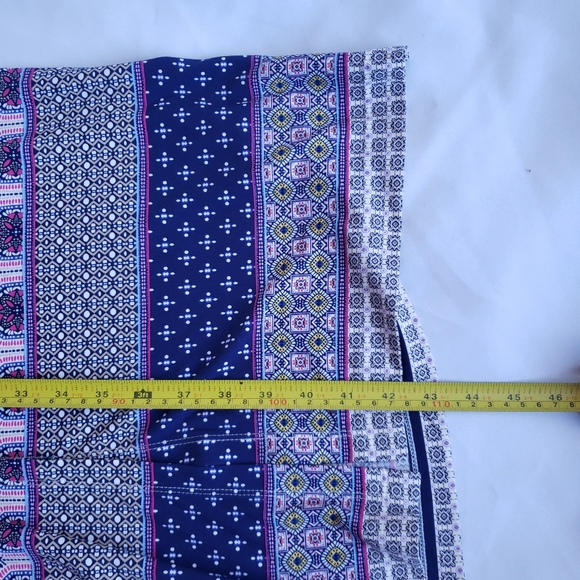 Chico's Medallion Midi Button Down  Shirt Dress Printed 1 Stretch Medium - Picture 11 of 13